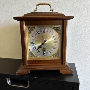 Howard Miller Dual Chime‎ Desk Shelf Mantle Clock Model 612-481 Movement 354471